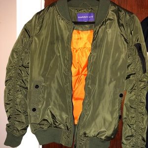 Women’s Green Bomber Jacket